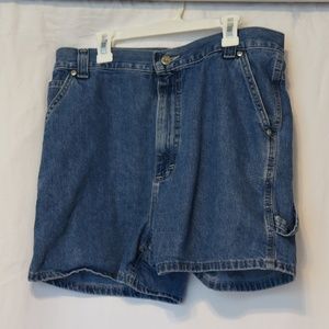 Riveted Lee High-Waisted Vintage Denim Shorts